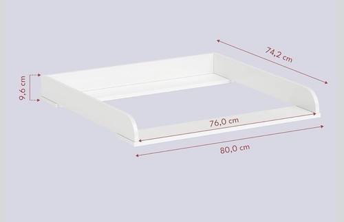Wickelauflage für ikea hemnes - wickelauflage,