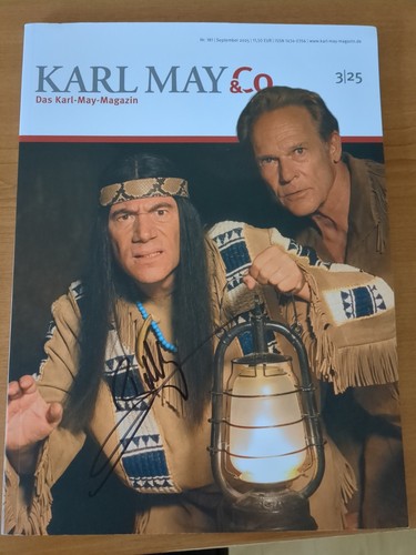 Orginales autogramm winnetou - orginales, autogramm.
