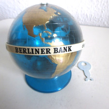 Spardose Berliner Bank 1960er Jahre m. Schlüssel