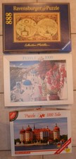 3x RAVENSBURGER Puzzle Collection Metallic Historische Weltkarte Historische Geb