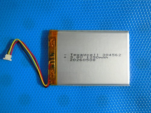 Lipo akku 1250mah pin - 3,