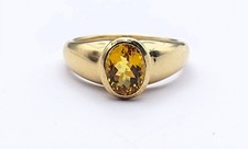 GELBER  BERYLL RING  Gr
