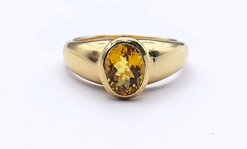 Gelber beryll ring - ring,