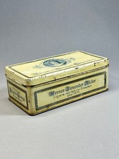 Alte Blechdose Fürstin Strazzi Cigaretten Müller Dresden Tin Can Tobacco