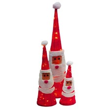 LED Weihnachts-Männer 3er Set