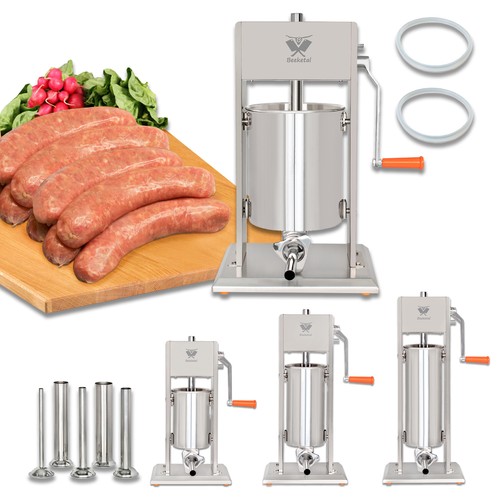 Wurstfüller edelstahl manuell - edelstahl,