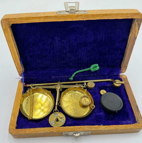Alte handwaage apotheker - alte,