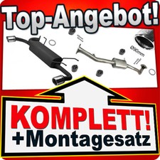 Sportauspuff 2x90mm für MAZDA