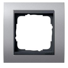 Gira Abdeckrahmen 1f. alu 021106 Rahmen Schalter Abdeckrahmen Abdeckung