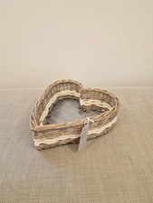 Korb-Herz Aufbewahrungskorb Next Malvern Naturgeflecht Home Aufbewahrung Topf Box Neu