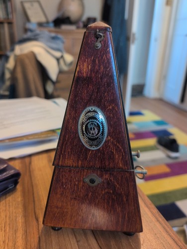Metronom zeitmesser holzoptik - metronom,