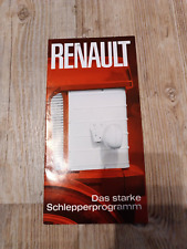 Prospekt Renault Programm Traktor Schlepper 12