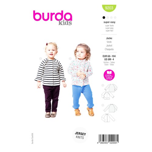 Burda kids schnittmuster - kids, nr