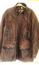 Marken - Lederjacke Übergröße, braun, Marke : MORENA Leather, Gr : XXL, sehr gut