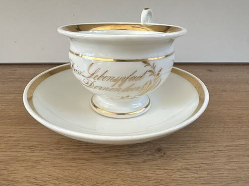 Antike biedermeier tasse mit - biedermeier,