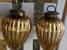  BIEDERMEIER CHRISTBAUMSCHMUCK ZAPFEN GOLD