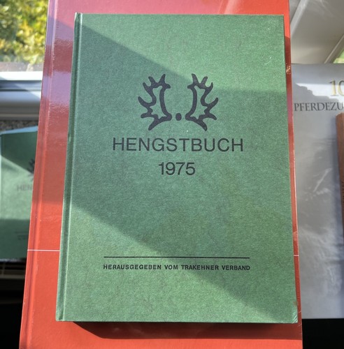 Trakehner hengstbuch 1975 - trakehner,