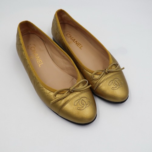 Chanel ballerina gold original - ballerina,