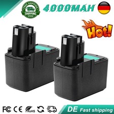 2x 4Ah Akku Für Bosch Ni-MH PSR120 BAT011 BH1214H PSR 120 GSR 12 V VPE-2 VES-3