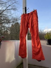 Skihose / Snowboardhose Marke Burton, Größe 38, orange/rot