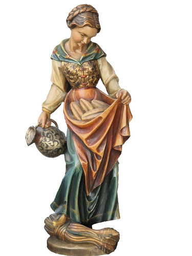 Heilige elisabeth holzfigur - heilige,
