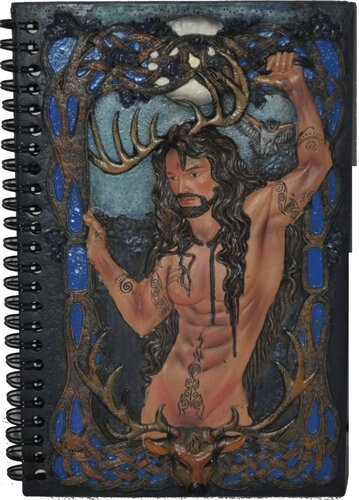 Notizbuch waldgeist aus - notizbuch,