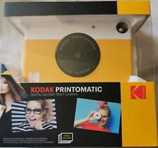 Kodak PRINTOMATIC Digitale Sofortbildkamera Sticky-Back-Funktion -Gelb OVP