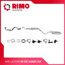für VW Golf IV 1.6 16V 2000-2005 Fließheck Auspuffanlage Mit Montagesatz Auspuff