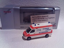 Herpa: MB "Feuerwehr Stuttgart Rettungsdienst" mit Elektronik (#11), OVP