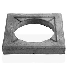 Ostendorf Schachtsystem 660260 Betonkranz Betonring für Teleskopabdeckung DN315