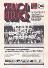 Fussball-Programmheft   81/82