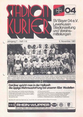 Fussball programmheft 81 82 - fussball-programmheft,
