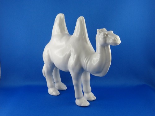 Porzellan figur kamel - kamel,, weiß