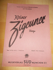 Alte Klaviernoten  Kleiner Zigeuner Tango Musikverlag Süd München