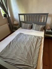 Schönes Hemnes Bett 1,40x2,00m , auf Wunsch mit Lattenrost und Matratze