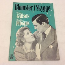 Blossoms in the Dust Greer Garson Walter Pidgeon Vintage 1941 Danish Movie Pr...