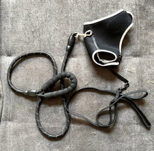 Hunde- oder Katzen-Geschirr mit 2 Leinen