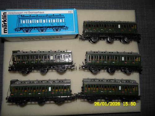 Märklin h0 abteilwagen - x,