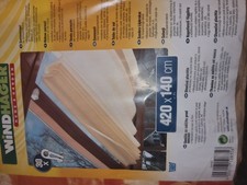 Windhager Sonnensegel Sonnenschutz Markise Garten Wintergarten 420 x 140 cm