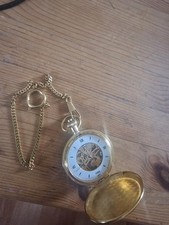 TCM  Taschenuhr vergoldet m