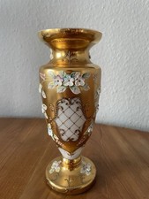 Joska Bohemia Vase, Hand Gemalt 