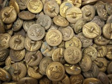 1x Stück Marine Glasknopf