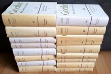 16x Goethe Berliner Ausgabe Poetische Werke Bücher Weltliteratur Sammlung Aufbau