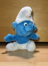 Schlumpf Wallace Berrie  Peyo Plüschfigur Vintage  1980