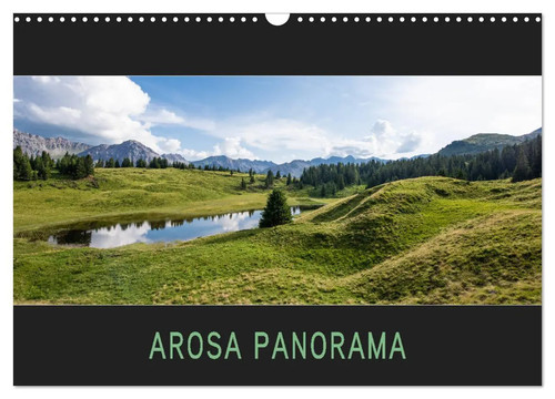Arosa panorama wandkalender - arosa,