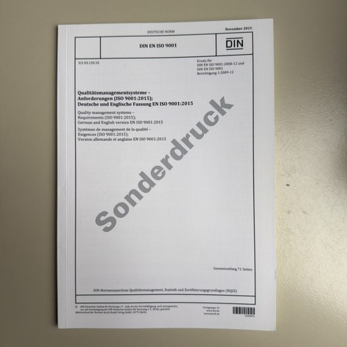 Din iso 9001 2015 - +,