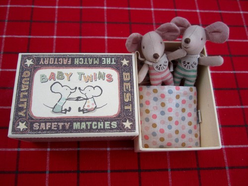 Maileg maus twins box - maus,
