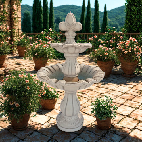 Gartenbrunnen lilie 141 cm - 🔶gartenbrunnen,