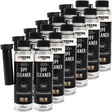 12x 300 ml TECPO DIESELPARTIKELFILTER REINIGER DPF CLEANER DIESEL ADDITIV ZUSATZ