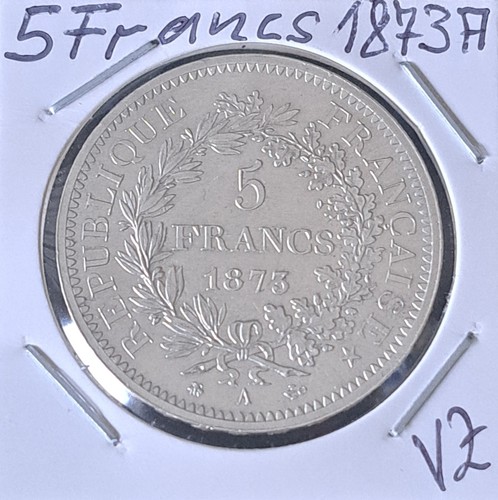 Francs 1873 frankreich - 5, a